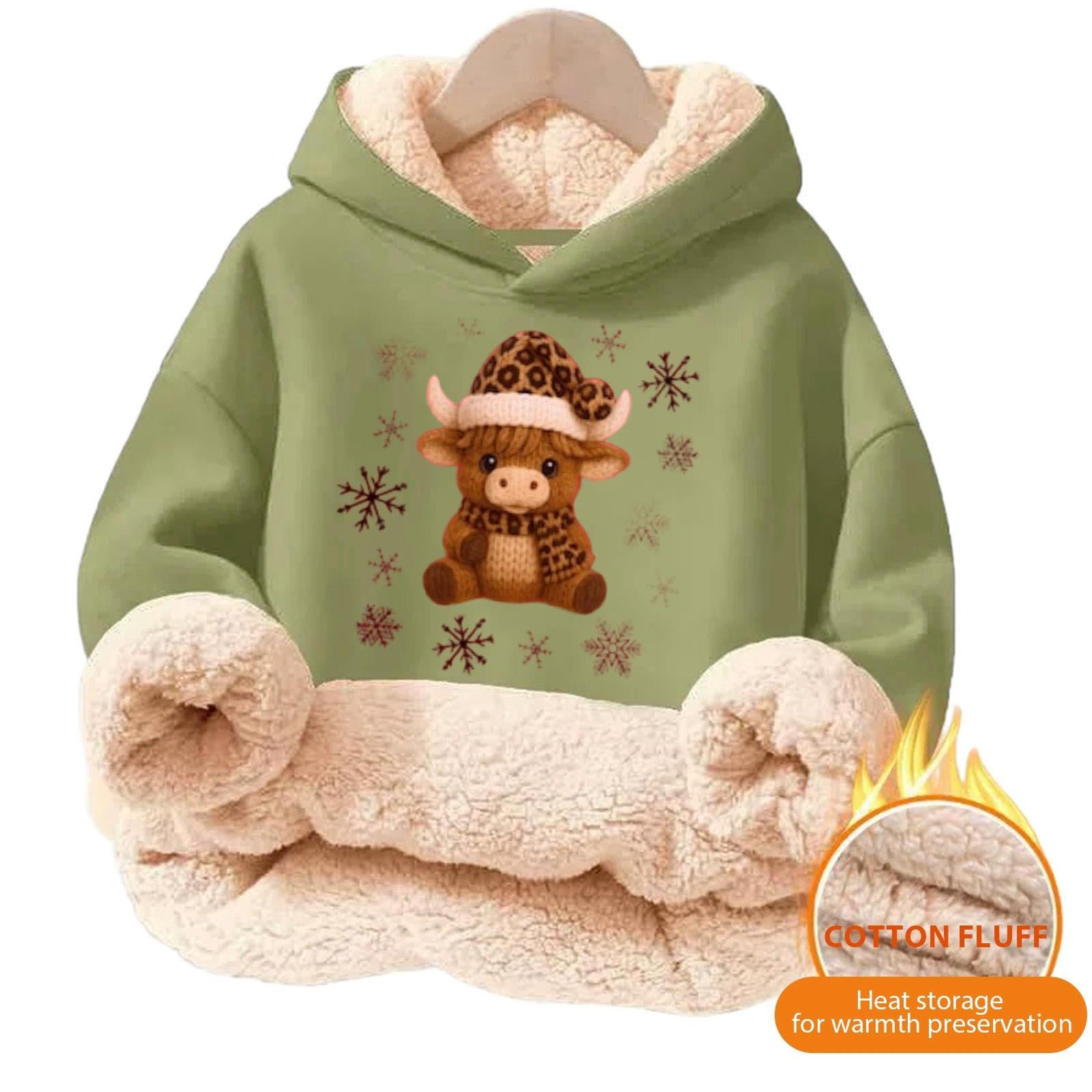 Худі однотонне флісове для хлопчиків і дівчаток, фото №4