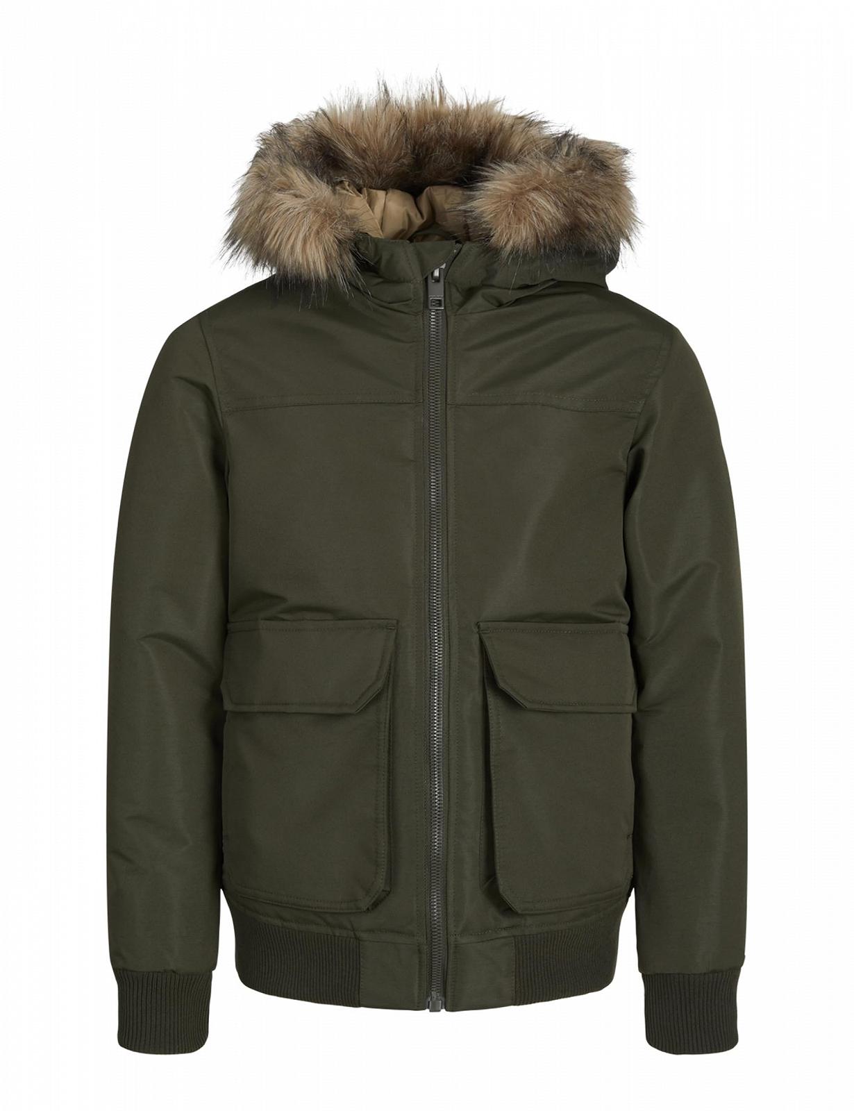 Куртка-бомбер JACK&JONES JUNIOR Jjeconstruct Detachable Fur Bomber Jnr для хлопчиків, фото №1 Куртка-бомбер JACK&JONES JUNIOR Jjeconstruct Detachable Fur Bomber Jnr для хлопчиків, фото №1