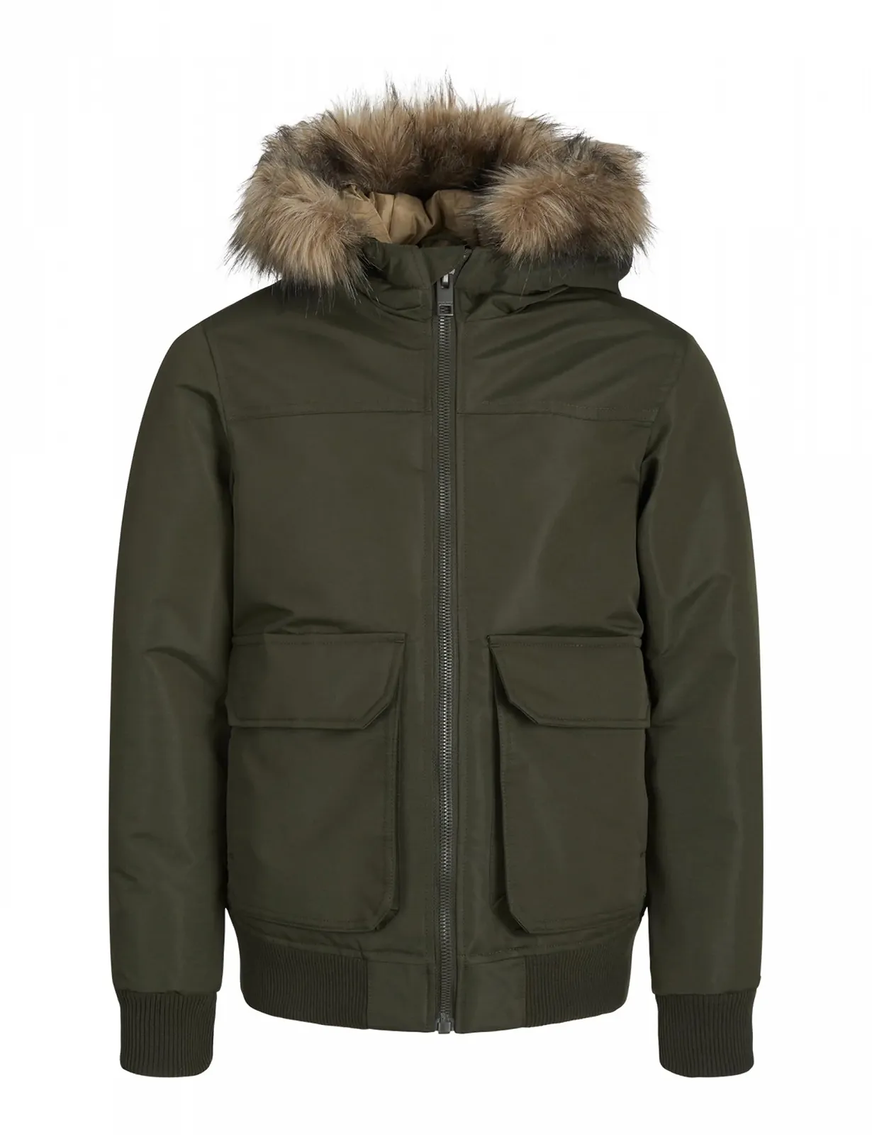 Куртка-бомбер JACK&JONES JUNIOR Jjeconstruct Detachable Fur Bomber Jnr для мальчиков, фото №1 Куртка-бомбер JACK&JONES JUNIOR Jjeconstruct Detachable Fur Bomber Jnr для мальчиков, фото №1