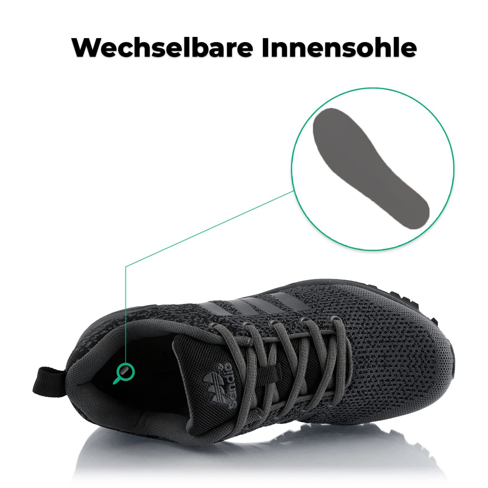 Кроссовки Fusskleidung® Беговые Дышащие Легкие Спортивные, фото №5