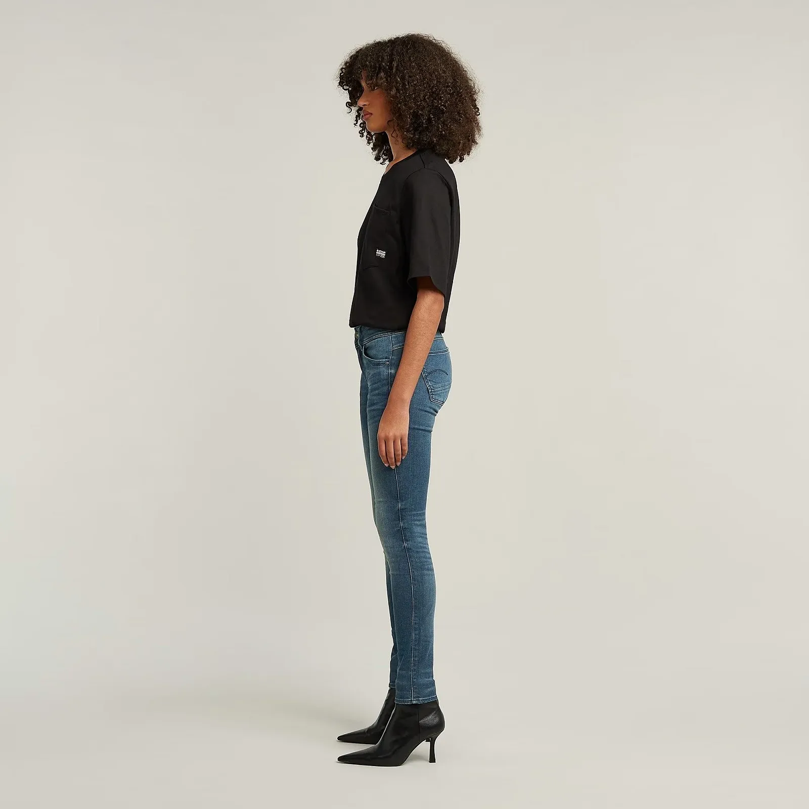 Жіночі джинси G‑STAR RAW Lynn Mid Skinny Frakto medium aged - 26, фото №6 Жіночі джинси G‑STAR RAW Lynn Mid Skinny Frakto medium aged - 26, фото №6