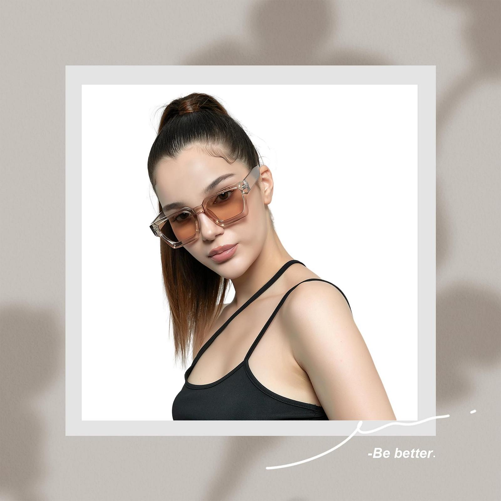 Вінтажні прямокутні сонцезахисні окуляри JCTAIFOO для жінок і чоловіків, ретро, фото №6 Вінтажні прямокутні сонцезахисні окуляри JCTAIFOO для жінок і чоловіків, ретро, фото №6