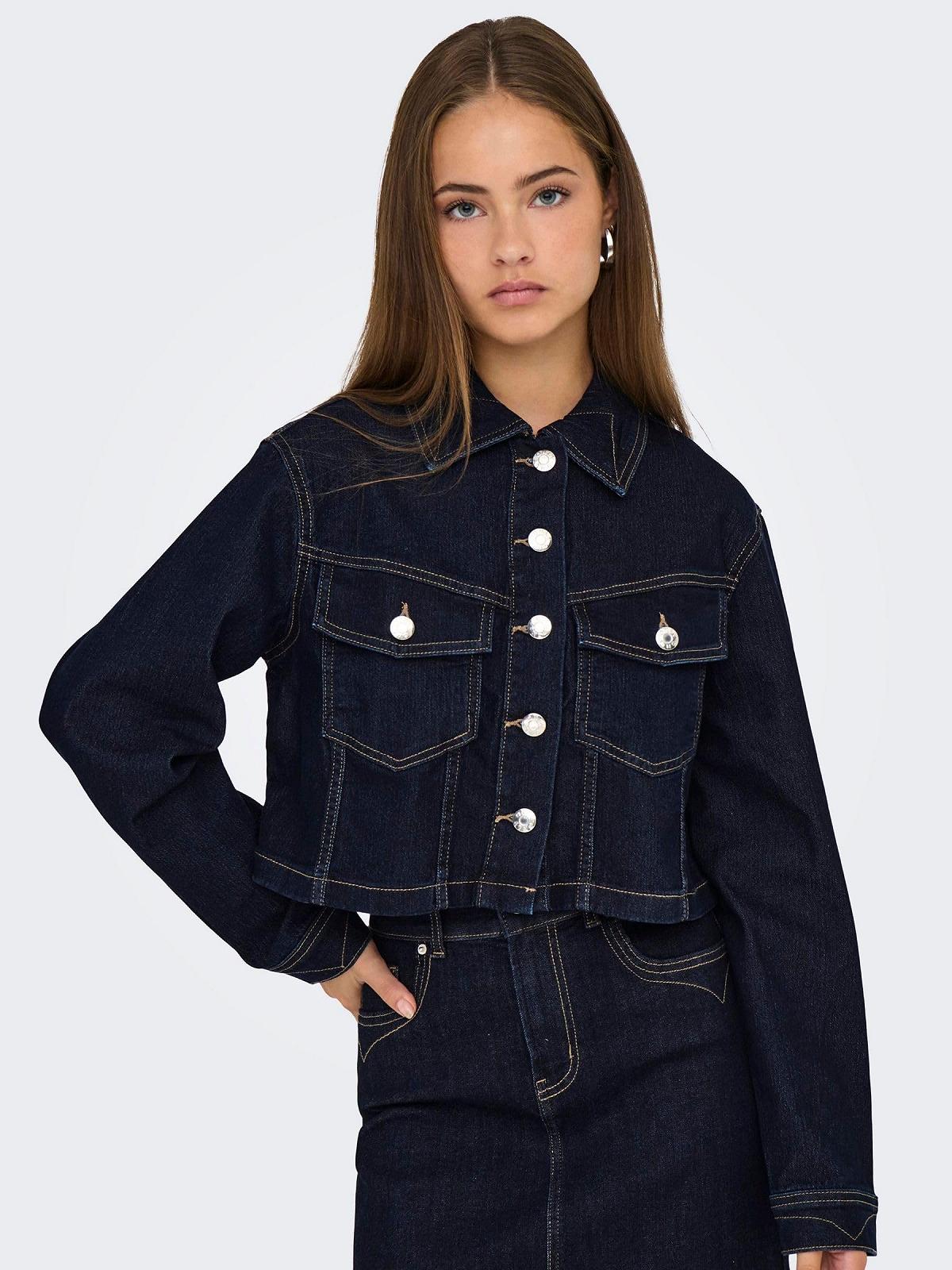 Джинсова куртка ONLY ONLWONDER Жіноча, фото №6