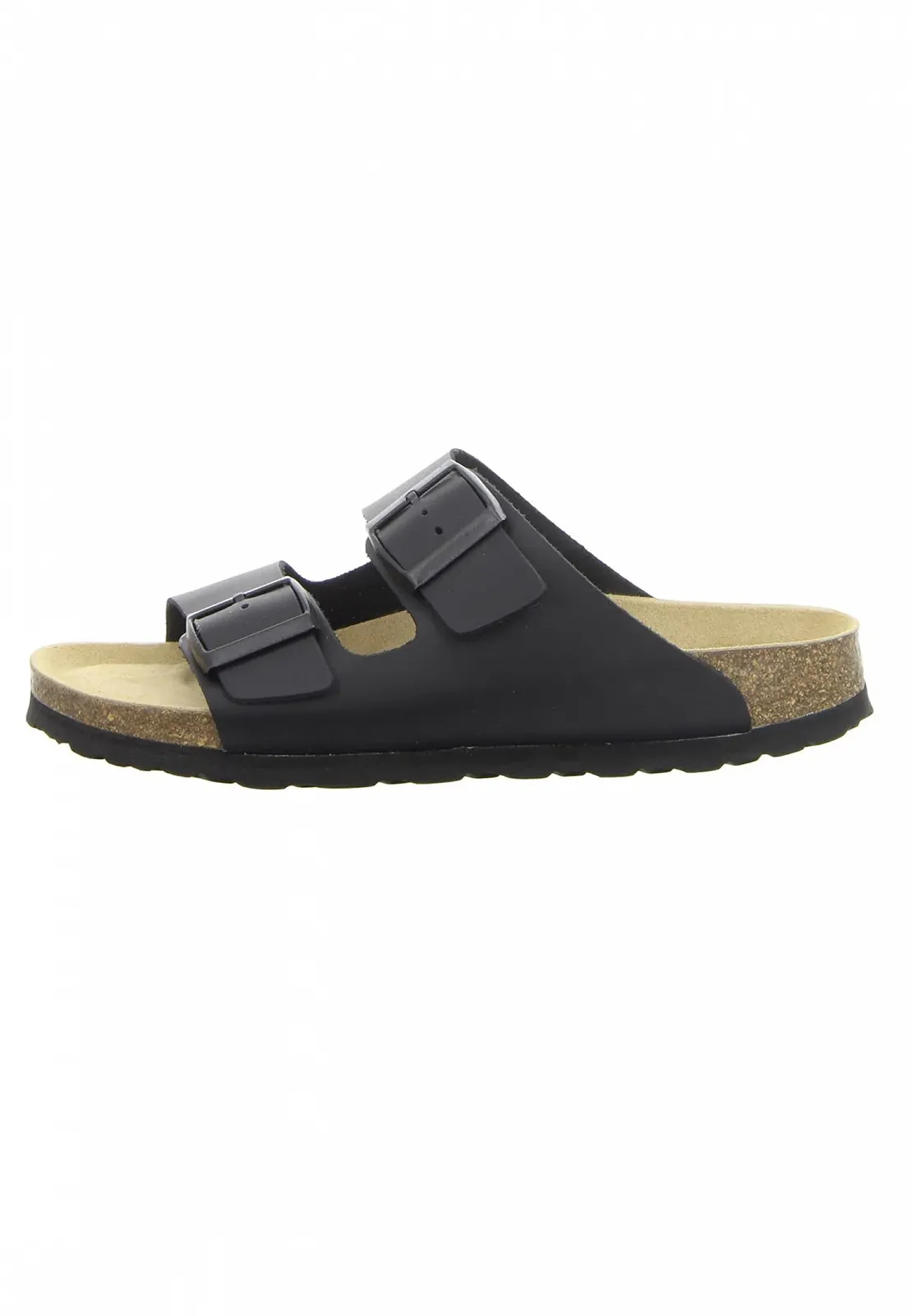 Шльопанці Natural Sense Unisex 1095018 Шкіряні Чорні, фото №2