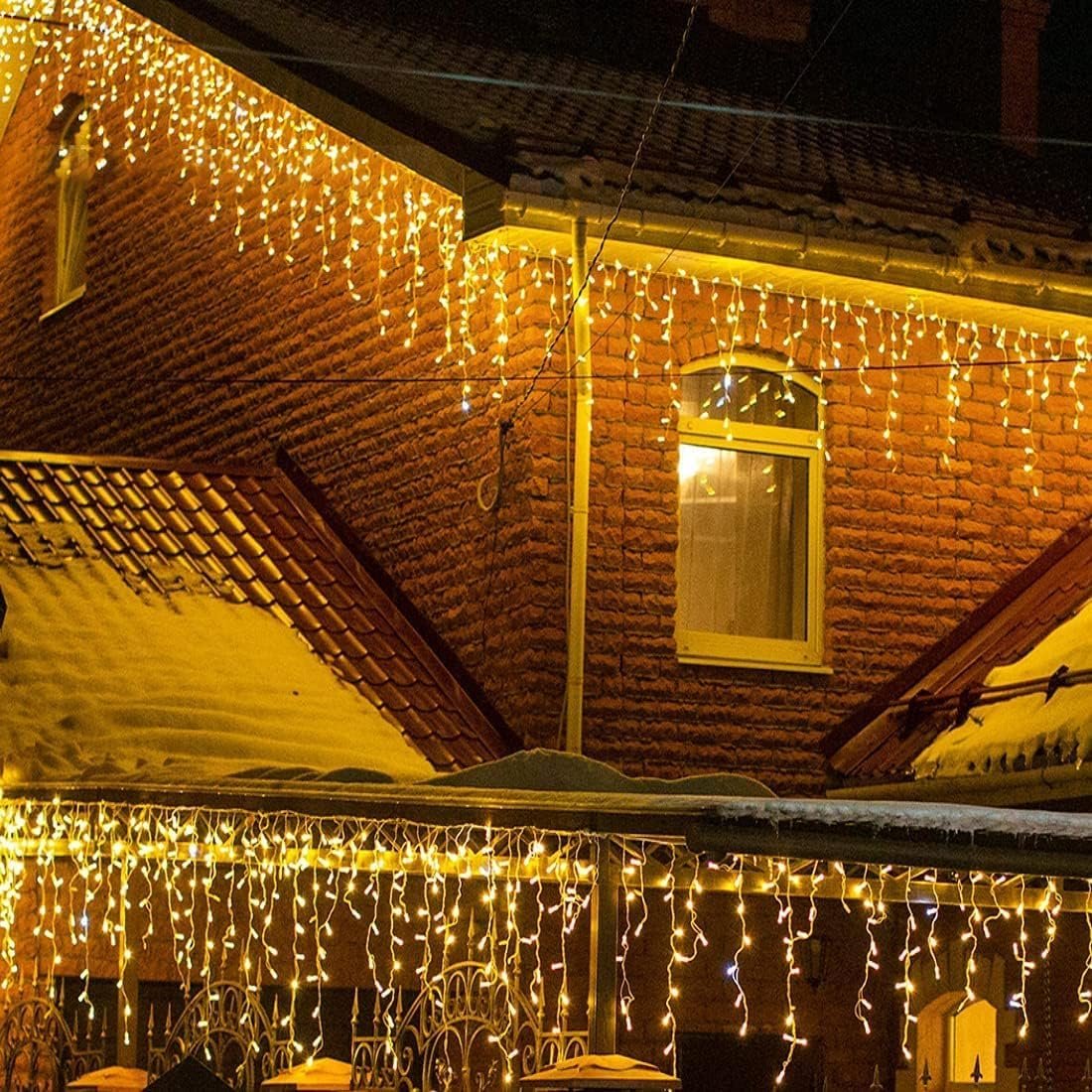Гірлянда-бурулька LEDYA, 7.5 м 200 LED, теплий білий, фото №1
