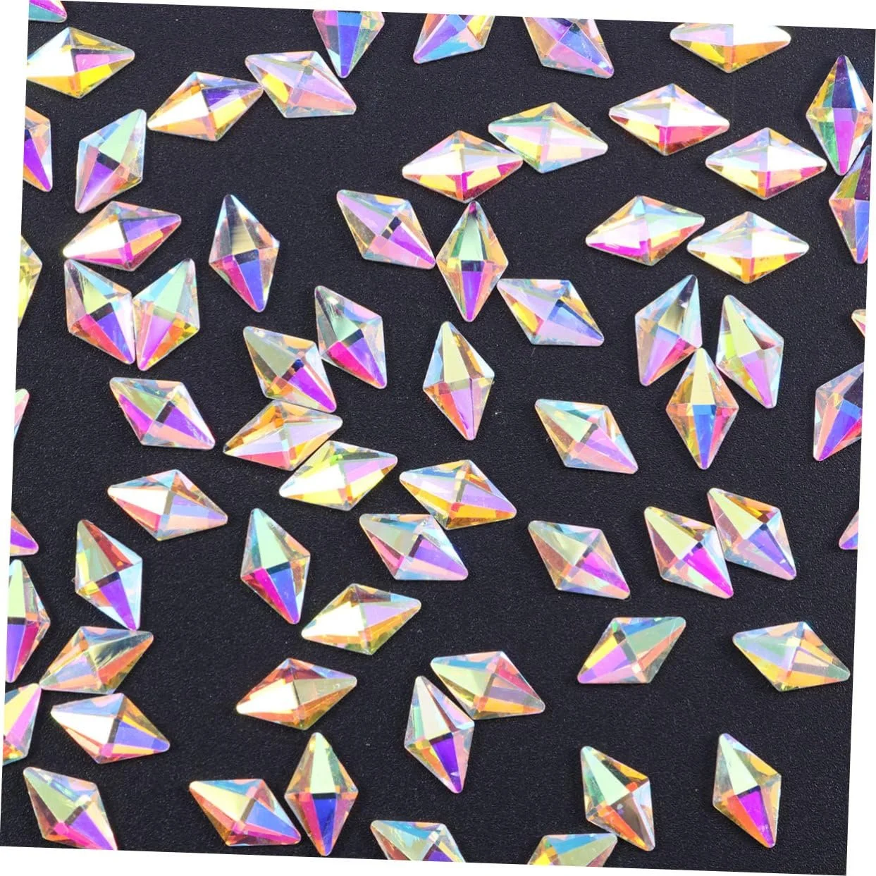 Украшение Стразы FRCOLOR 300 штук Декоративные стразы Кристаллы для ногтей Блестящие кристаллы для ногтей Бриллиантовые драгоценные камни Блестки для украшения ногтей, фото №9