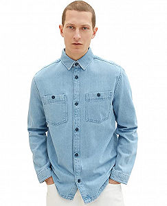Куртка Tom Tailor 1036212-10118 джинсовая Голубой M - Фото 1