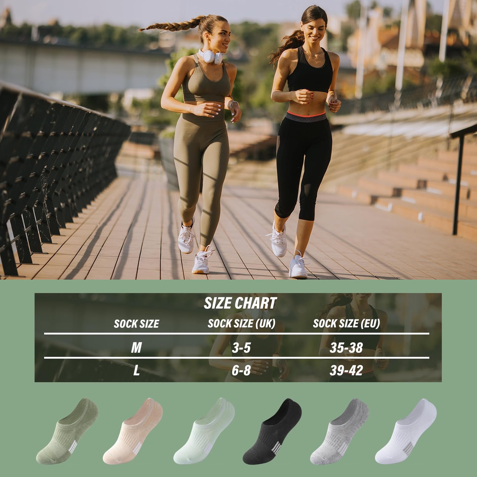 Шкарпетки-слідки Bamboo Жіночі 35-38 39-42 6 пар, фото №6