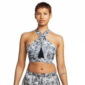 Топ W NK DF SWSH WRAP BRA AOP XS - Фото 1