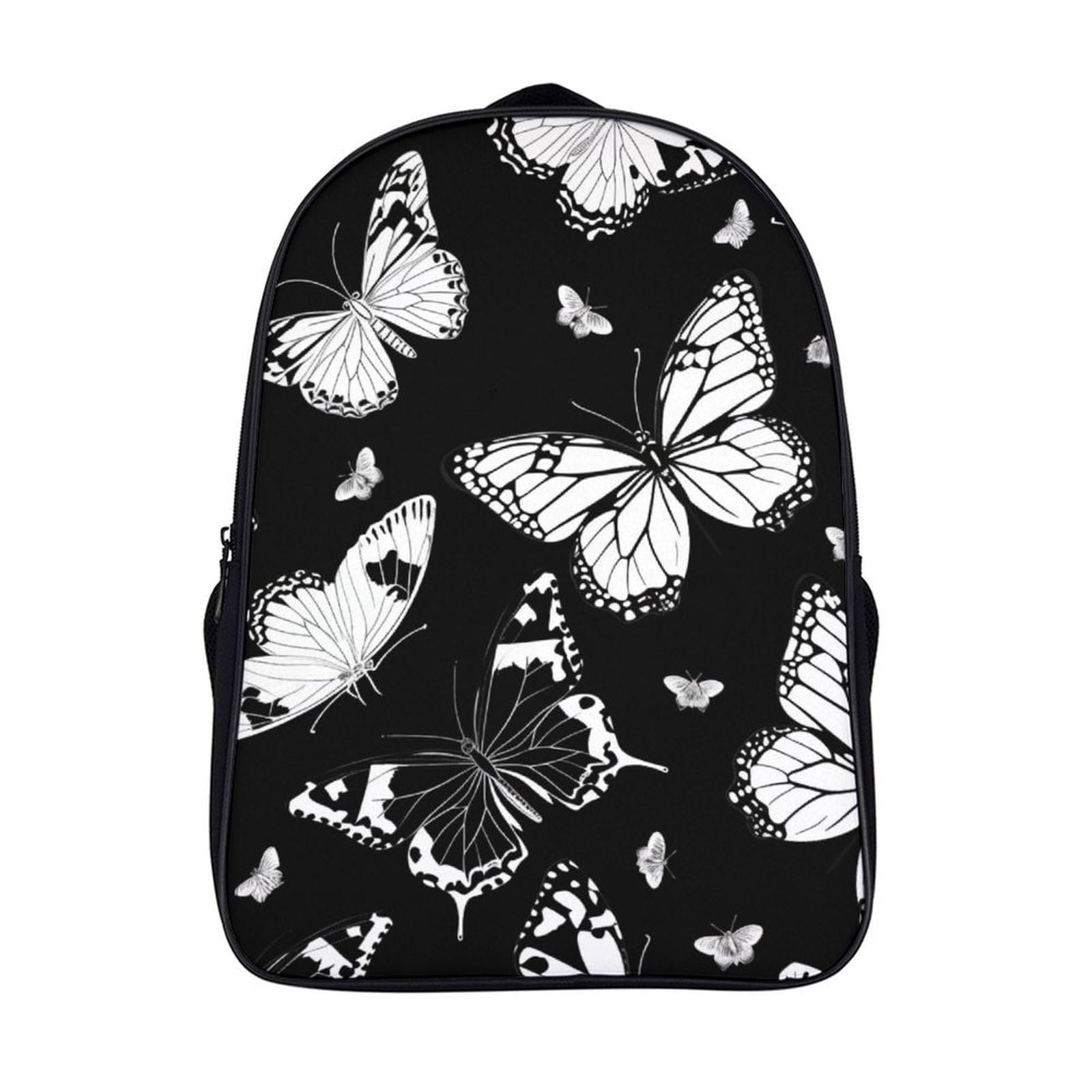Школьный рюкзак MXRMXR Butterfly для девочек и мальчиков, эргономичный дизайн, кампусный рюкзак для подростков, модный, 40x28x16 см, фото №1