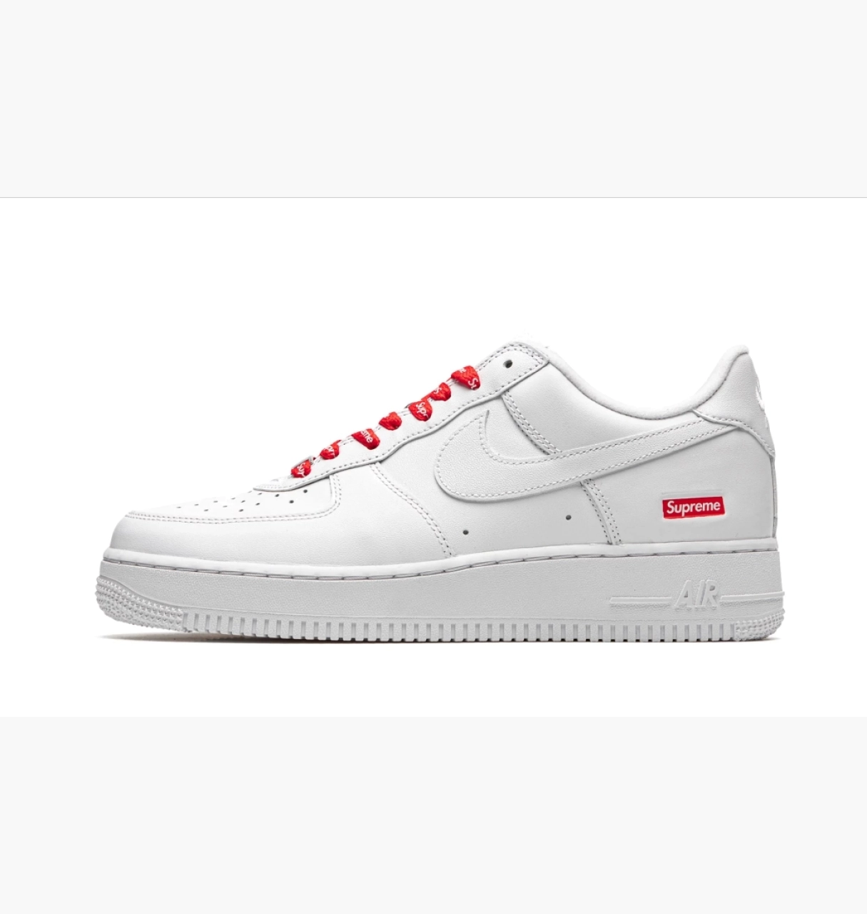 Кроссовки Nike Air Force 1 Low Supreme White, размер 42.5, фото №2