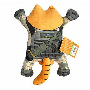 Мягкая игрушка Котик Слава Україні Героям на присосках в машину 28*24*7 см (00284-149) synthetic.ua - Фото 1