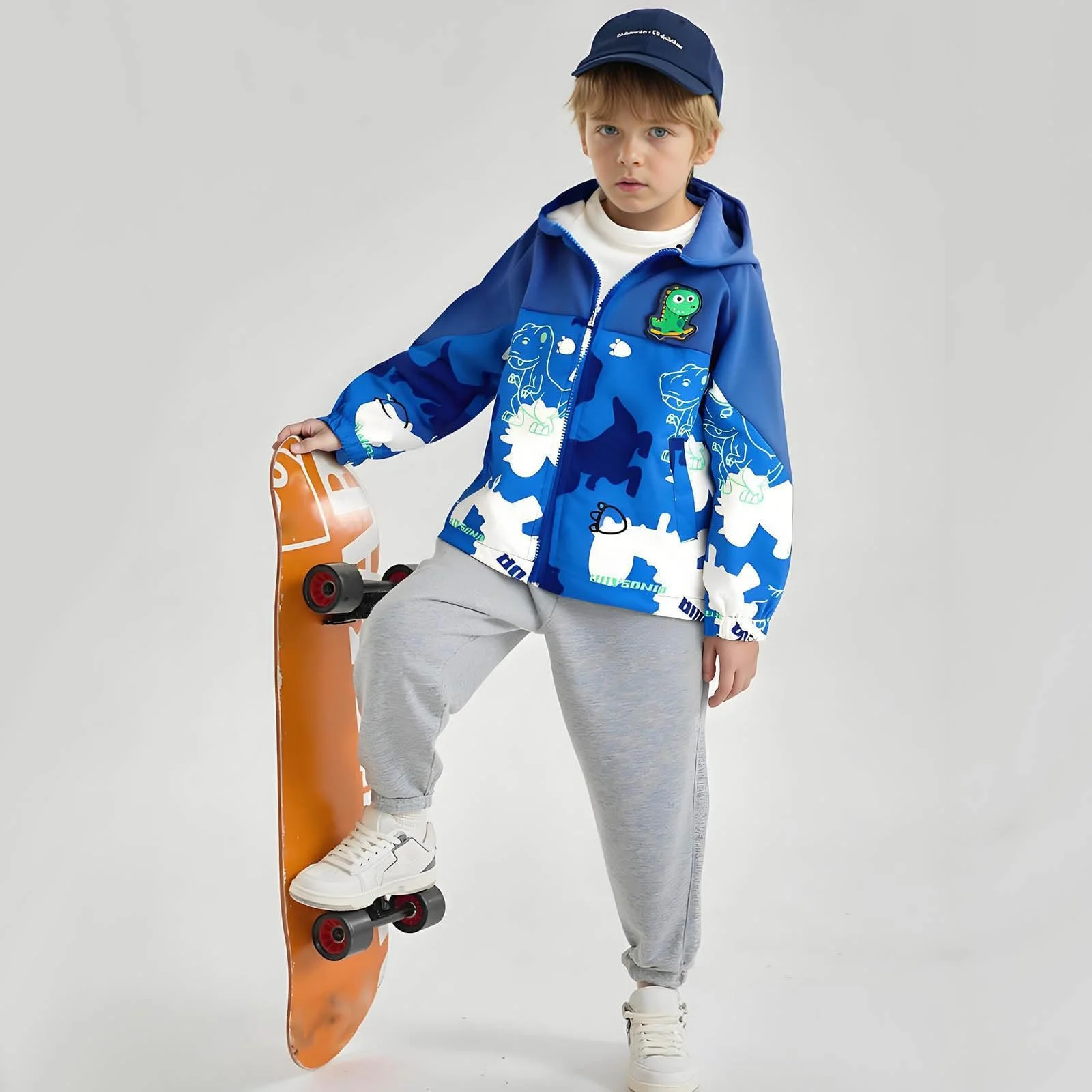 Куртка KQIVAM З капюшоном для дітей Вітровка, фото №2 Куртка KQIVAM З капюшоном для дітей Вітровка, фото №2