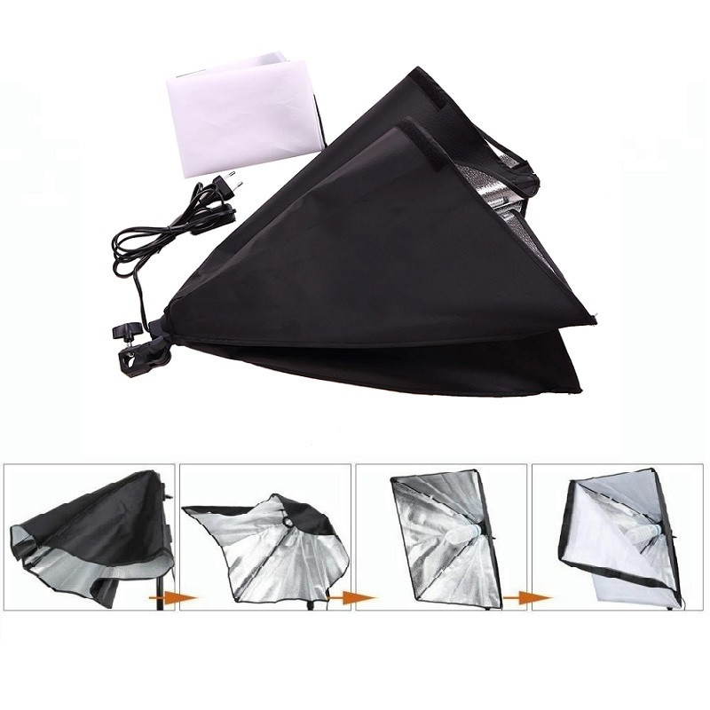 Набор постоянного света Visico Mikrosat FL-EB6060-2 Double Kit, фото №7