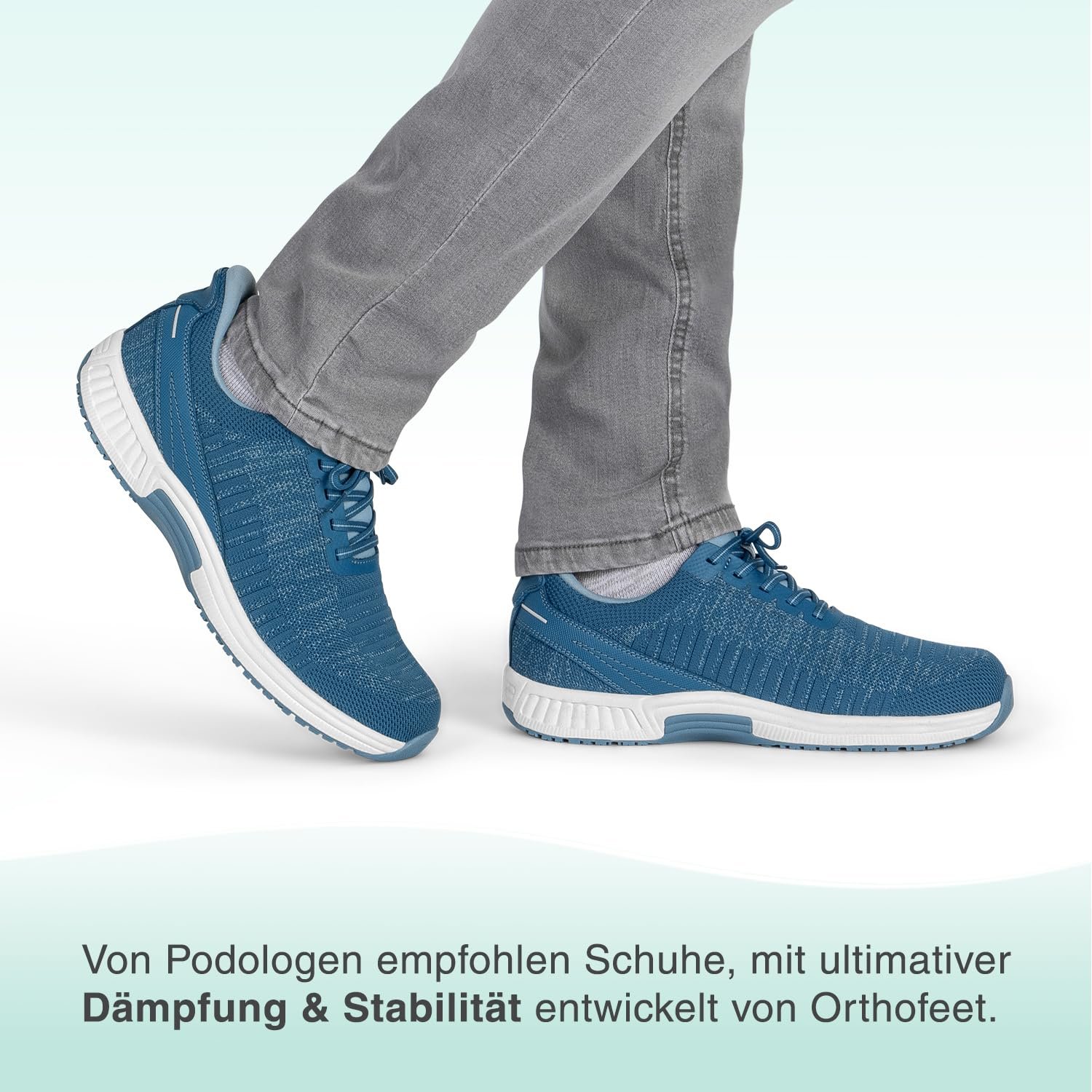 Кроссовки Orthofeet Yari Hands-Free вязаные ортопедические, мужские, фото №2