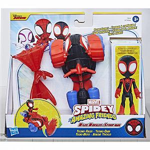 Фигурка с транспортом Hasbro Spidey and his fantastic friends Miles Morales synthetic.ua - Фото 1
