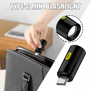 Мини-фонарик Тип C Компактный synthetic.ua - Фото 1