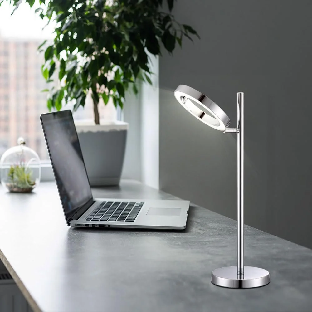 Настольная лампа Globo Orell LED 9 Вт 600 лм Chrome, фото №3