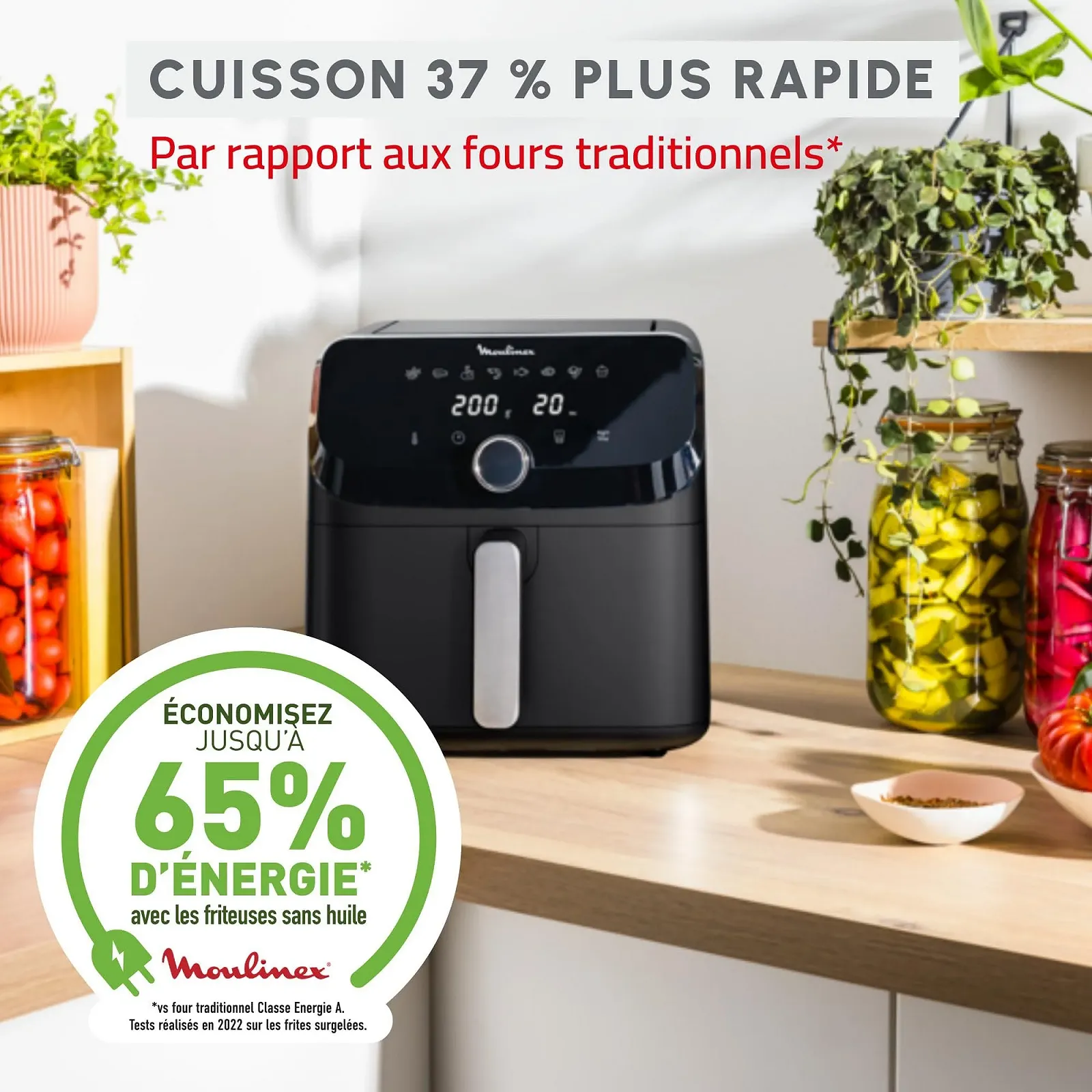 Мультипіч Moulinex Easy Fry Mega EZ8558F0 7.5 л 8 програм Чорна, фото №6 Мультипіч Moulinex Easy Fry Mega EZ8558F0 7.5 л 8 програм Чорна, фото №6