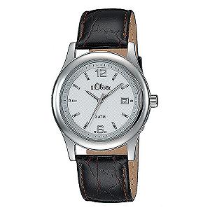 Чоловічий годинник s.Oliver Металевий Аналоговий Кварцовий Шкіряний - Фото 1