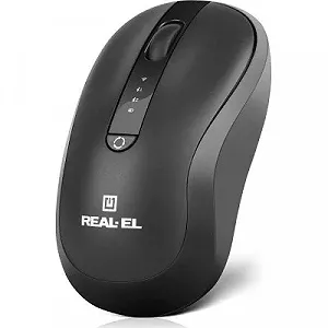 Мышка REAL-EL RM-450W Wireless/Bluetooth Black/Gray (EL123200046) ціна на synthetic.ua - Фото 1 Мышка REAL-EL RM-450W Wireless/Bluetooth Black/Gray (EL123200046) synthetic.ua - Фото 1