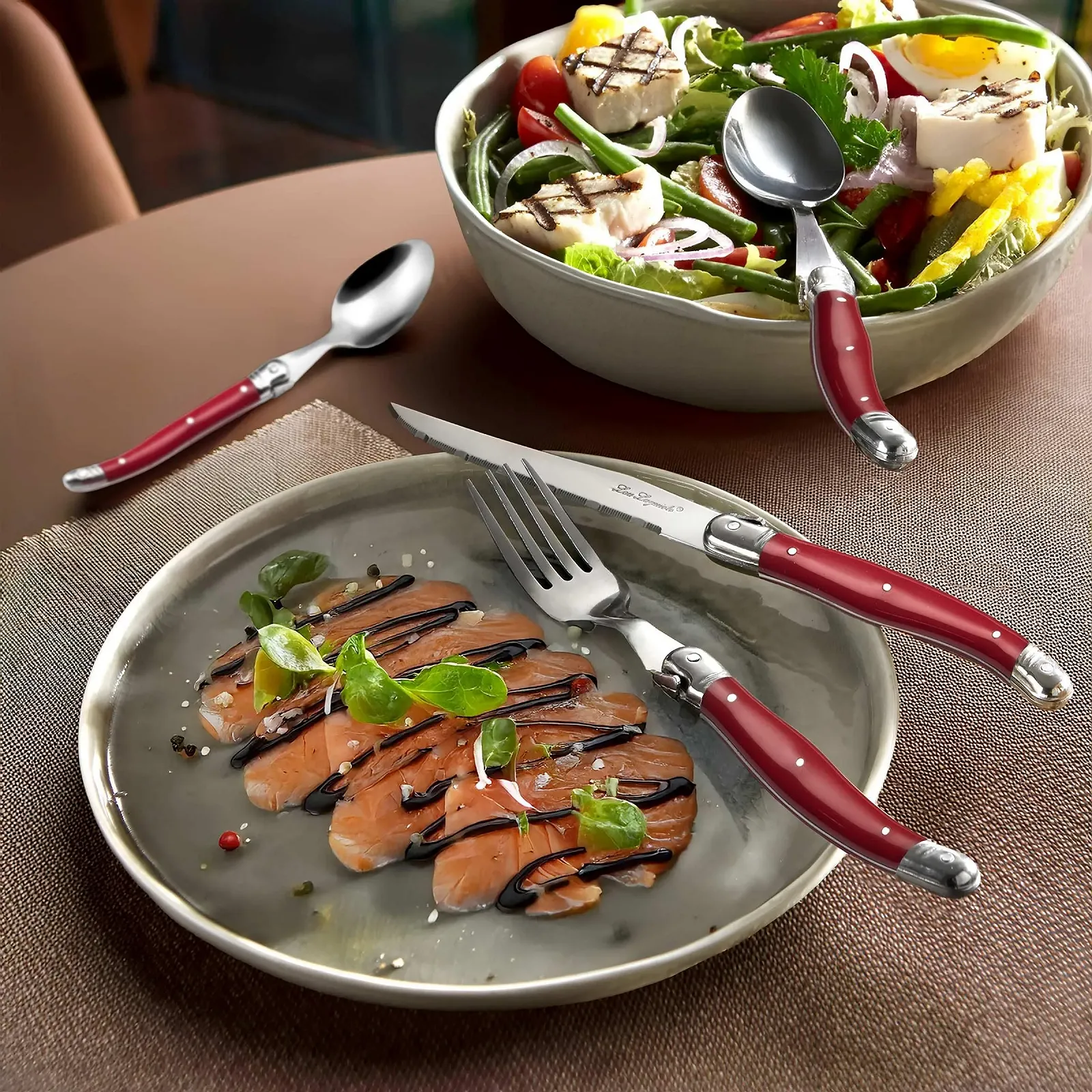 Набір столових приборів для стейка LOU LAGUIOLE Tradition 24 предмети, фото №6 Набір столових приборів для стейка LOU LAGUIOLE Tradition 24 предмети, фото №6