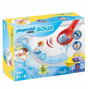 Іграшка для ванни Playmobil 1.2.3 Aqua 70637 Весела риболовля з морськими тваринами - Фото 1