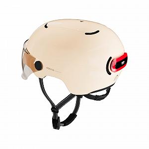 Шолом Cosmo Connected Fusion Smart Bike and Scooter з візором, дорослий, поворотник, автоматичний стоп-сигнал, Split Ride, виявлення падіння synthetic.ua - Фото 1