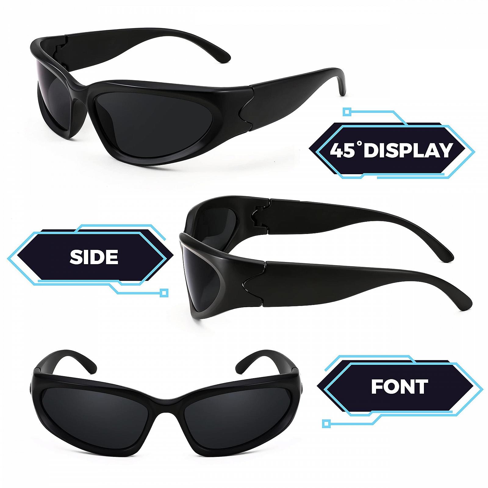 Сонцезахисні окуляри FEISEDY Wraparound Futuristic B2951, фото №5