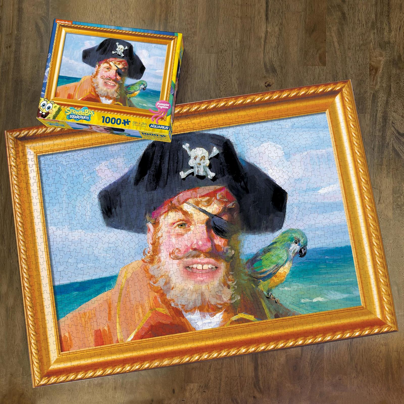 Пазл AQUARIUS SpongeBob SquarePants Painty The Pirate 1000 элементов антибликовый 55.9 x 71.1 см, фото №4