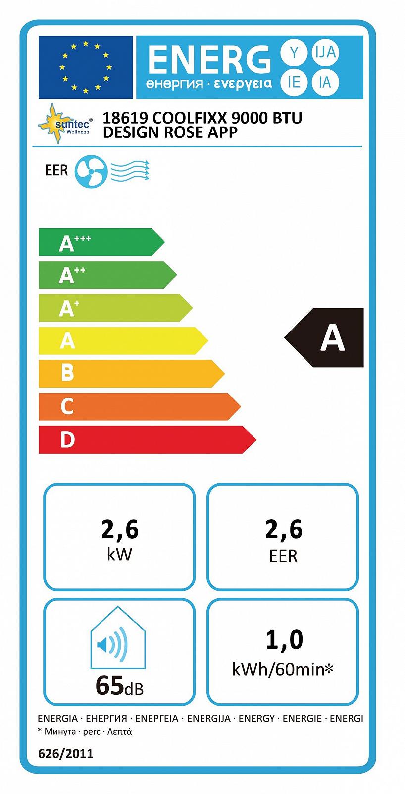 Мобільний кондиціонер SUNTEC Coolfixx 9000 BTU Rose App, фото №7