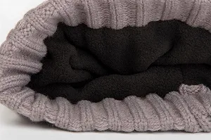 Детская вязаная шапка с помпоном styleBREAKER synthetic.ua - Фото 1