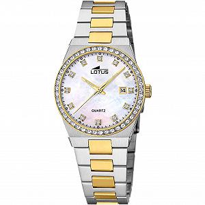 Женские часы Lotus Freedom 18886/B, многоцветный корпус из нержавеющей стали, многоцветный браслет из нержавеющей стали, бежевый - Фото 1