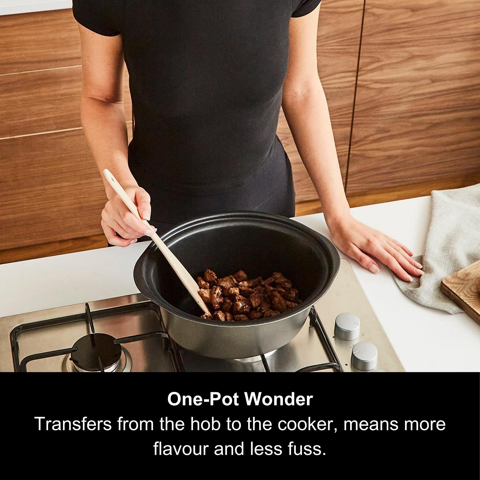 Мультиварка Morphy Richards Sear and Stew 460022 3.5 литра титановая, фото №3 Мультиварка Morphy Richards Sear and Stew 460022 3.5 литра титановая, фото №3