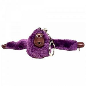 Брелок меховой Горилла пурпурно-фиолетовый [tsi233393-TSI] - Фото 1