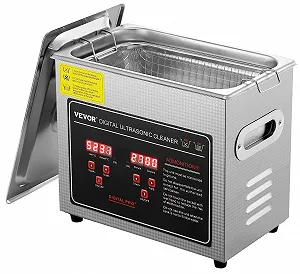 Купить Ультразвуковой очиститель Vevor Ultrasonic Cleaners 3L KSTH-20A Silver - Фото 1 Ультразвуковой очиститель Vevor Ultrasonic Cleaners 3L KSTH-20A Silver - Фото 1
