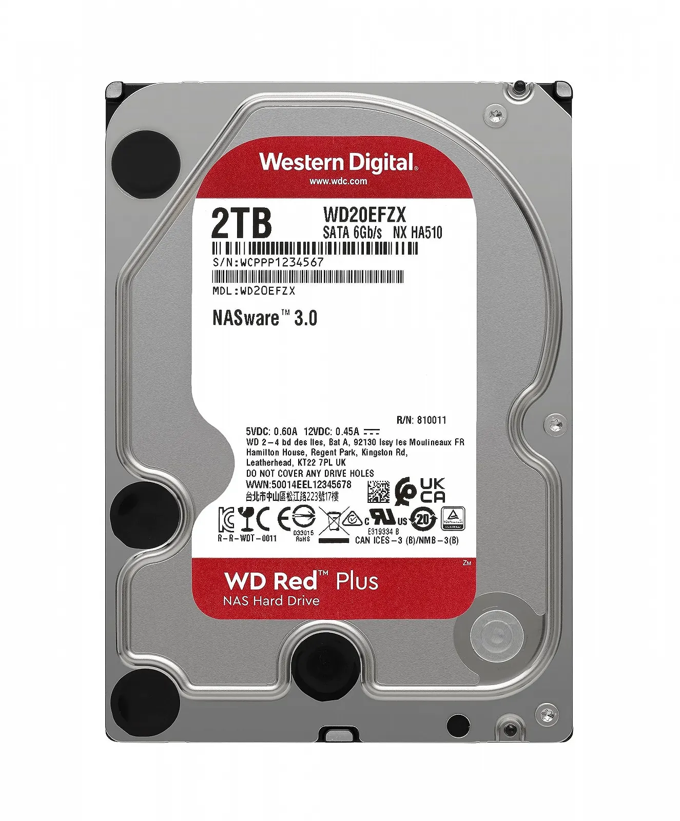Жорсткий диск WD Red Plus 20EFZX 2TB SATA 6Gb/s 3.5" HDD, фото №2