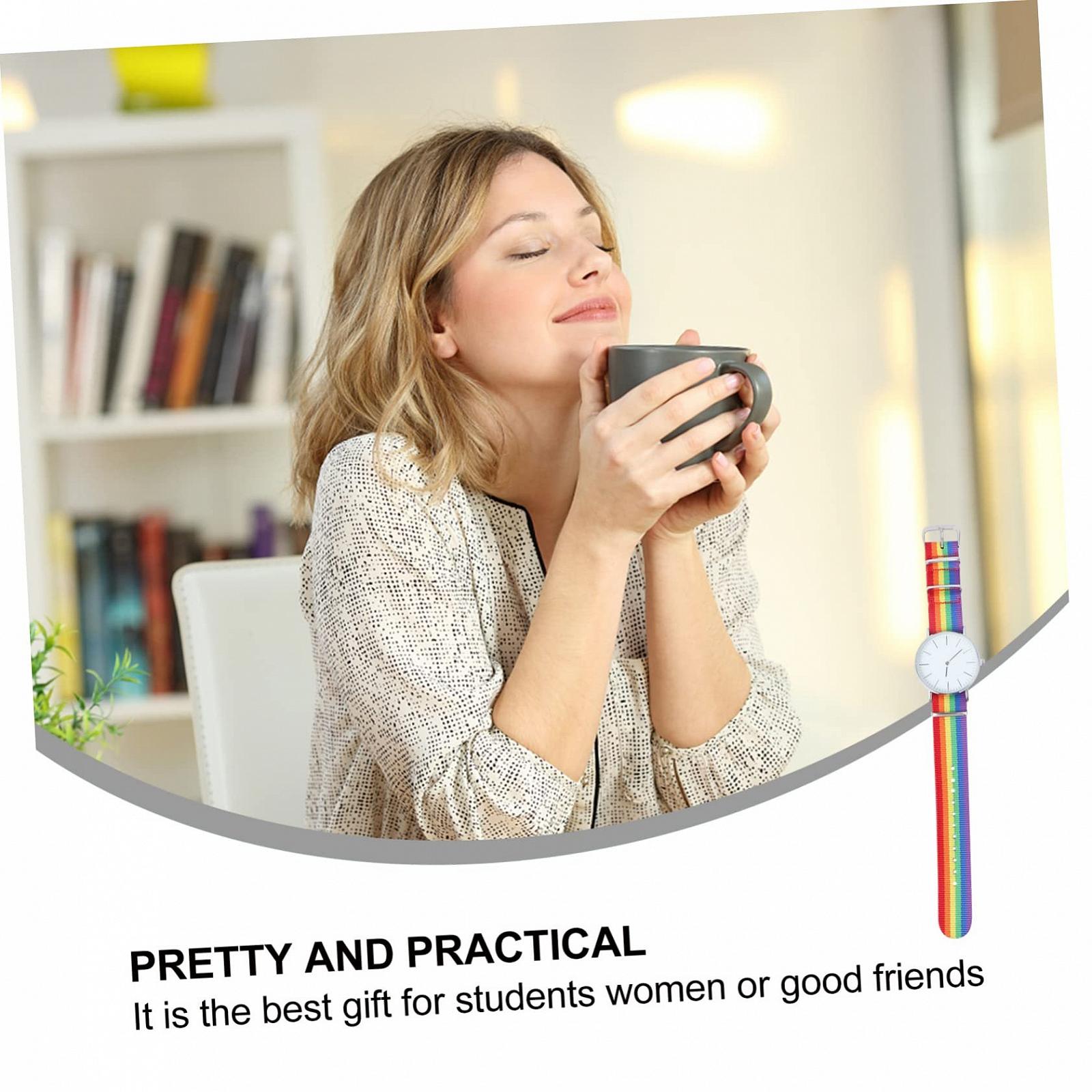 Наручний годинник Healvian Rainbow для жінок і чоловіків, фото №5 Наручний годинник Healvian Rainbow для жінок і чоловіків, фото №5