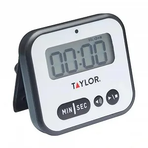 Купить Таймер кухонный Taylor Pro Extra Loud Цифровой Световой индикатор Белый/Черный - Фото 1 Таймер кухонный Taylor Pro Extra Loud Цифровой Световой индикатор Белый/Черный - Фото 1