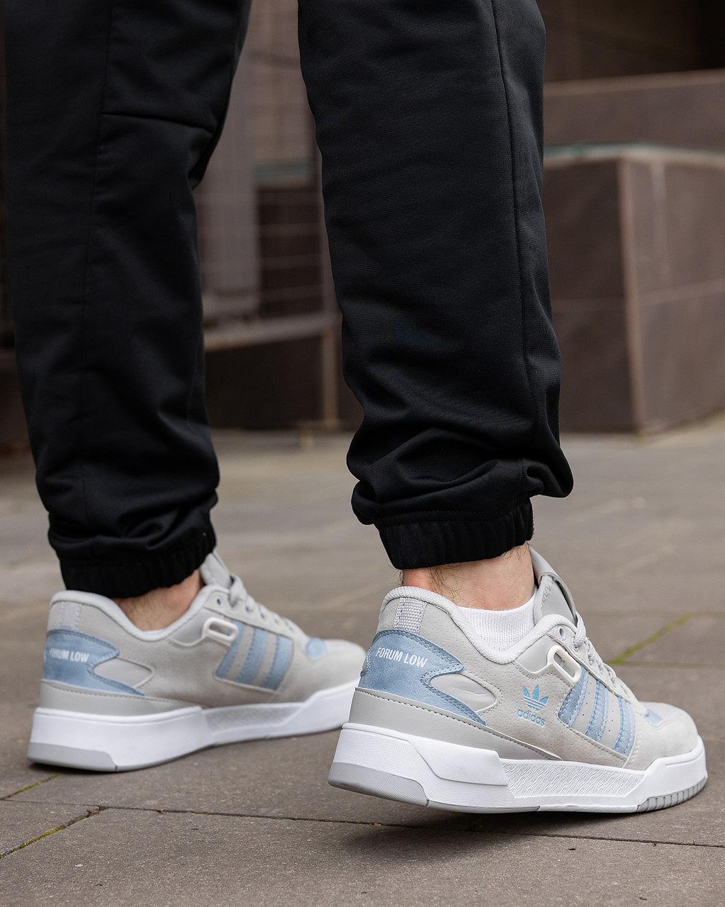 Кроссовки мужские серые Adidas Forum Low летние спортивные кроссы адидас удобные замшевые кеды на лето, фото №9 Кроссовки мужские серые Adidas Forum Low летние спортивные кроссы адидас удобные замшевые кеды на лето, фото №9