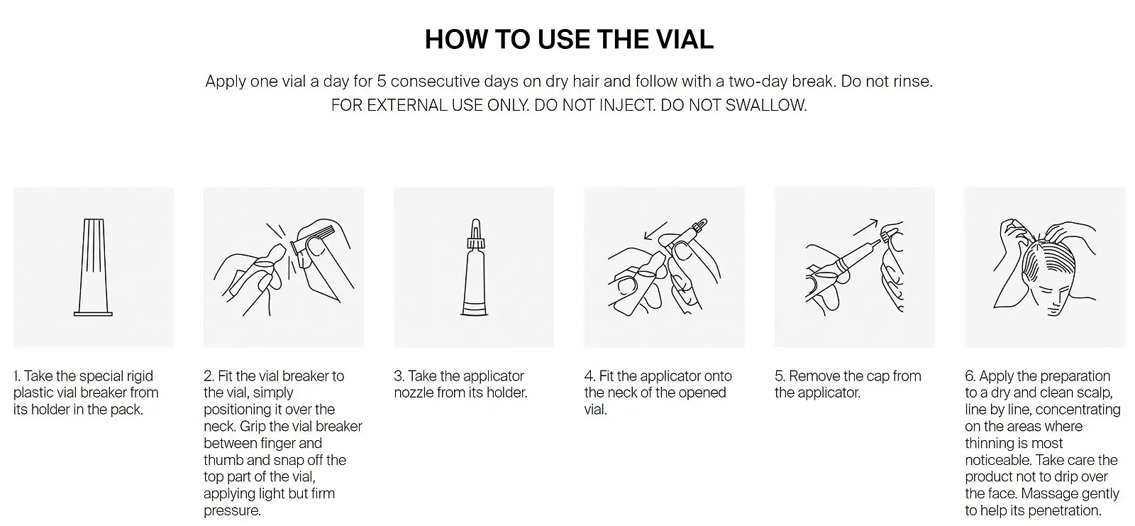 Засіб проти випадіння волосся Cadu-Crex Advanced для жінок 40 флаконів x 3.5 мл, фото №4