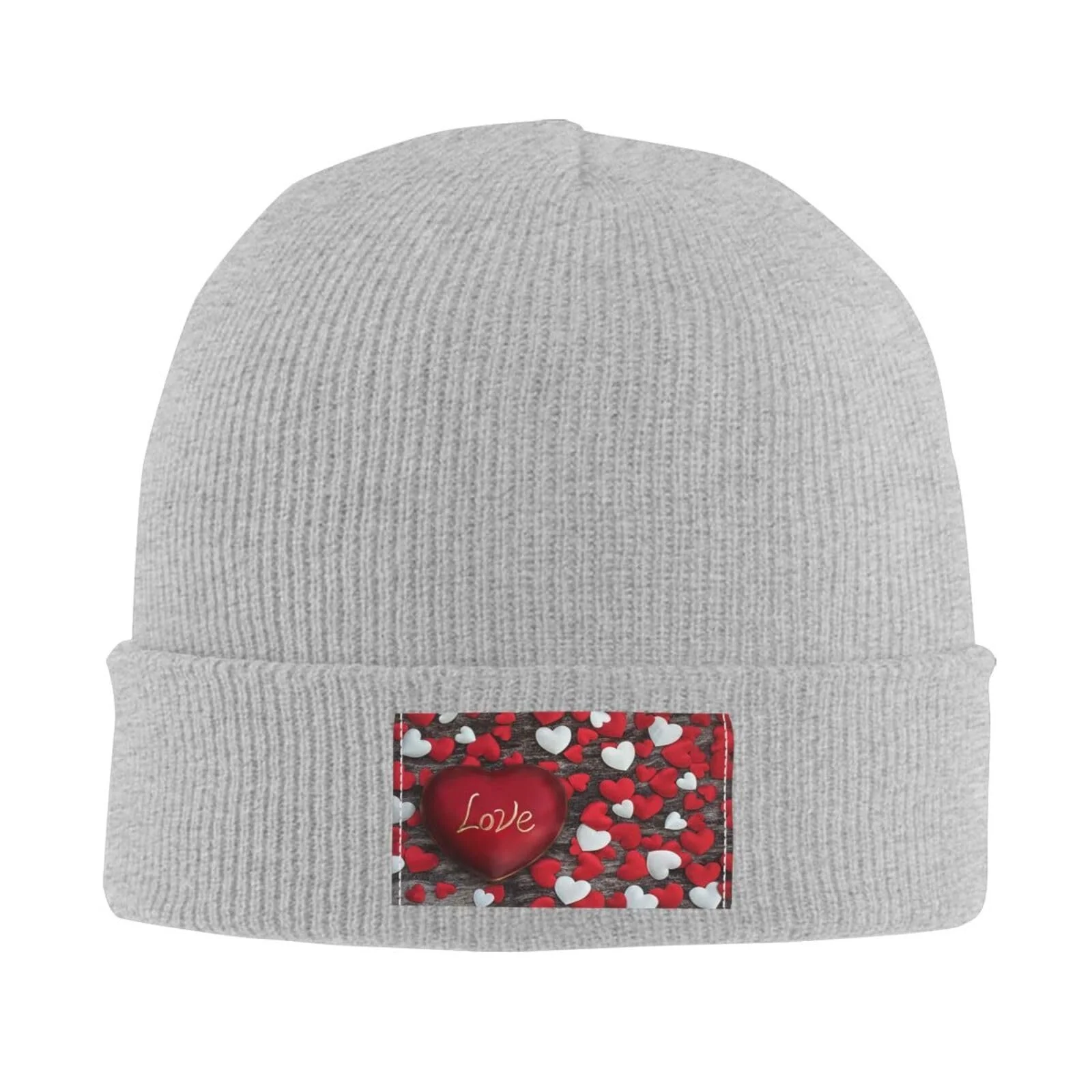Шапка JBYJBX с принтом ко Дню Святого Валентина, Осенняя Зимняя, фото №2