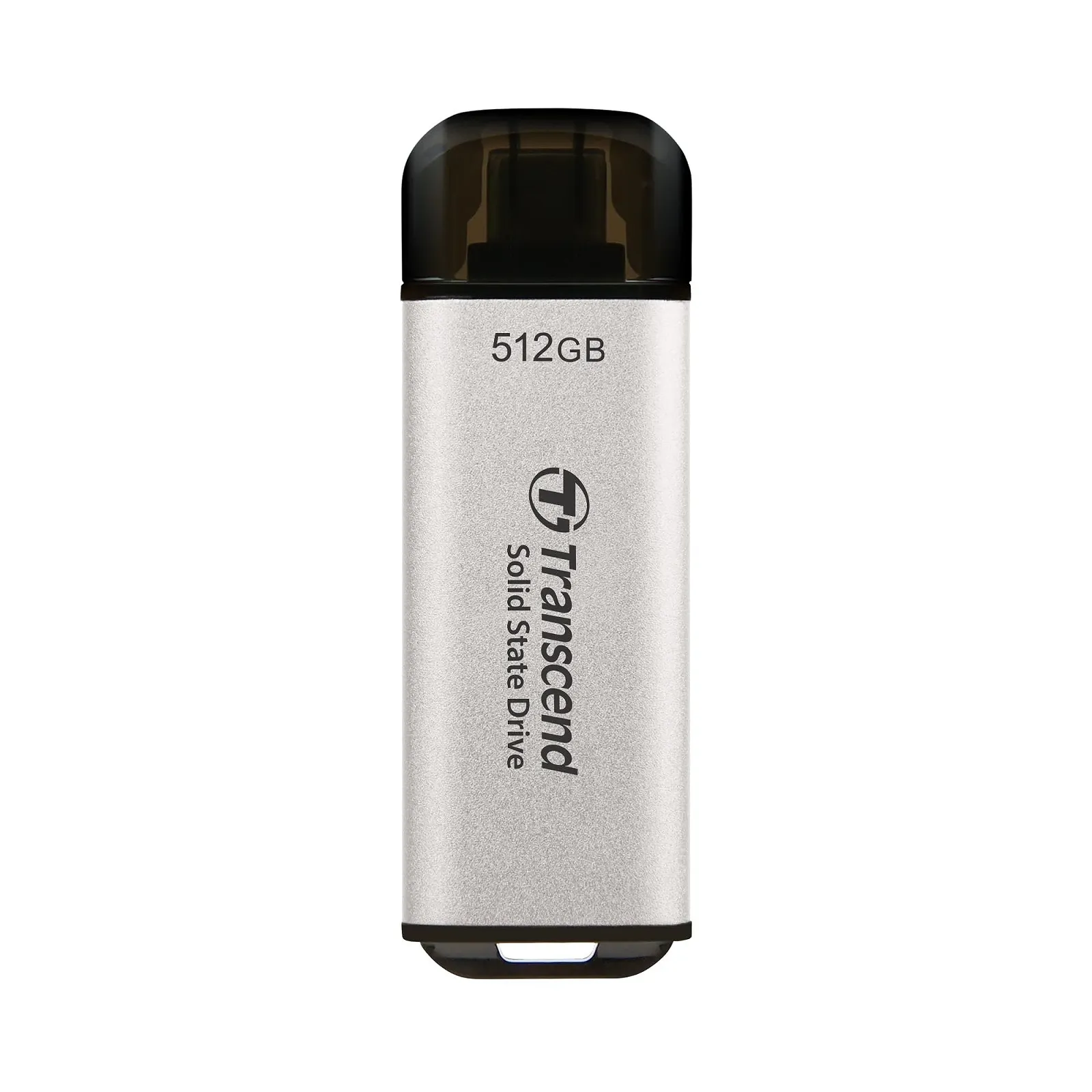 Зовнішній SSD Transcend ESD300 USB-C 512 ГБ 1050 МБ/с Silver, фото №1