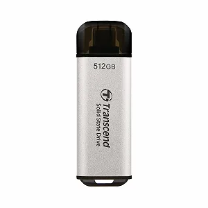 Зовнішній SSD Transcend ESD300 USB-C 512 ГБ 1050 МБ/с Silver - Фото 1