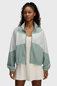 Куртка Under Armour Rival Woven Jacket S Зеленый - Фото 1