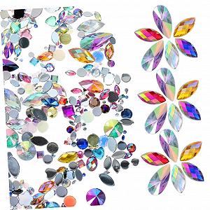 Стразы Плоские Акриловые Стразы 300 шт - Фото 1