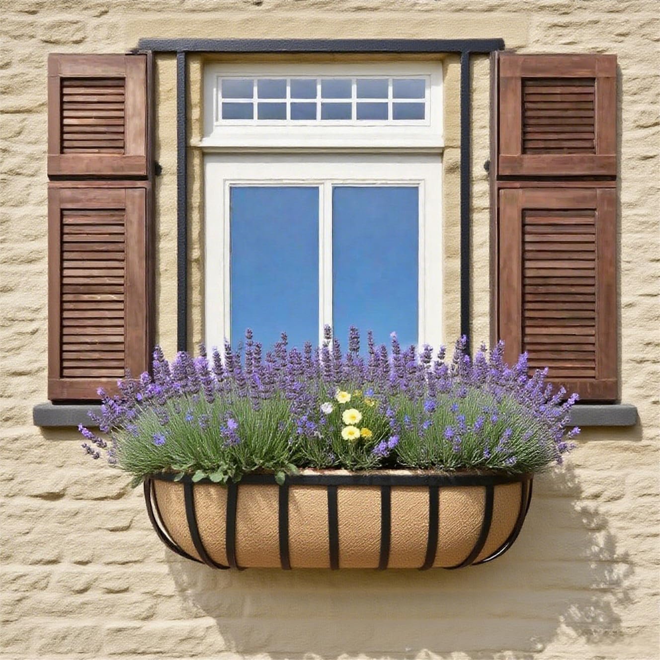 Змінні кокосові вкладиші 2 шт. 24" (60 см) для квіткових ящиків та підвісних кашпо, фото №5