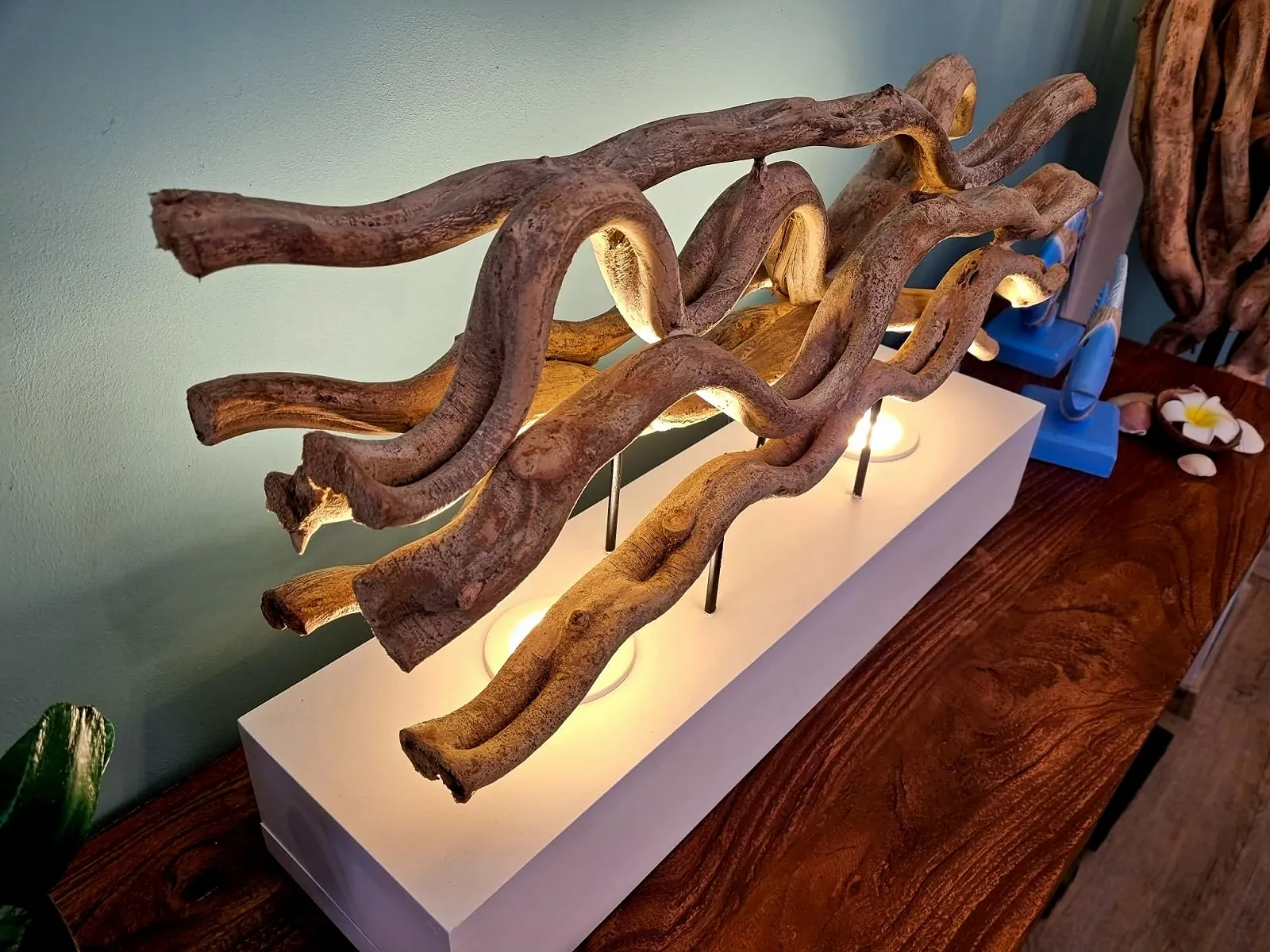 Настільна лампа Kinaree Lianen CHUMPHON 62 см з ліан непряме освітлення, фото №5