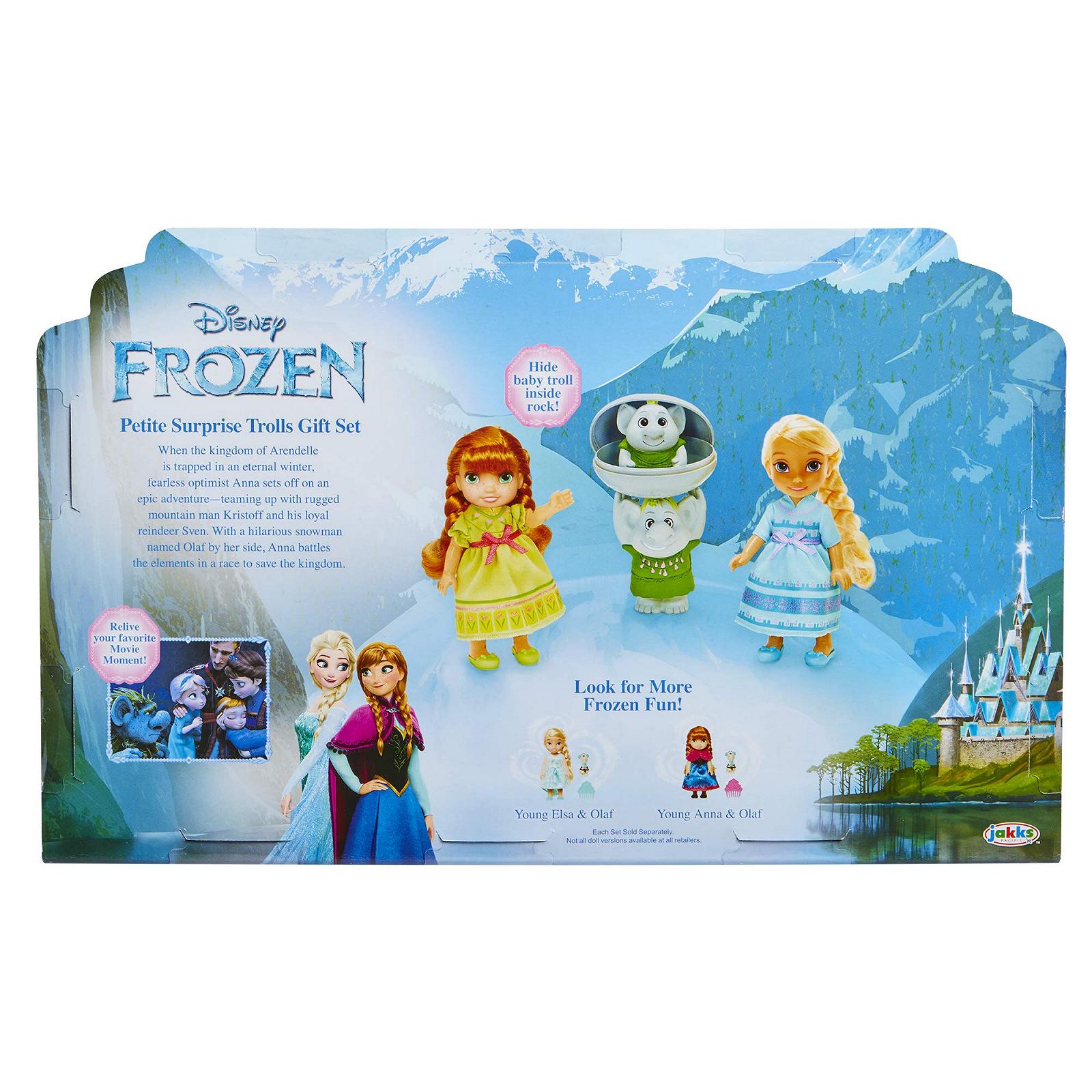 Кукла Disney Frozen Petite Surprise Trolls Gift Set Анна Эльза Эксклюзив, фото №7