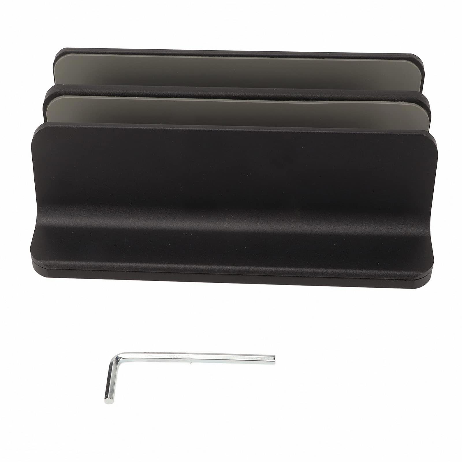 Вертикальная Подставка для Ноутбука Алюминиевый Сплав Двойная док-станция Черный Многофункциональная Охлаждение Настольная Подставка-Держатель для Ноутбука, фото №7